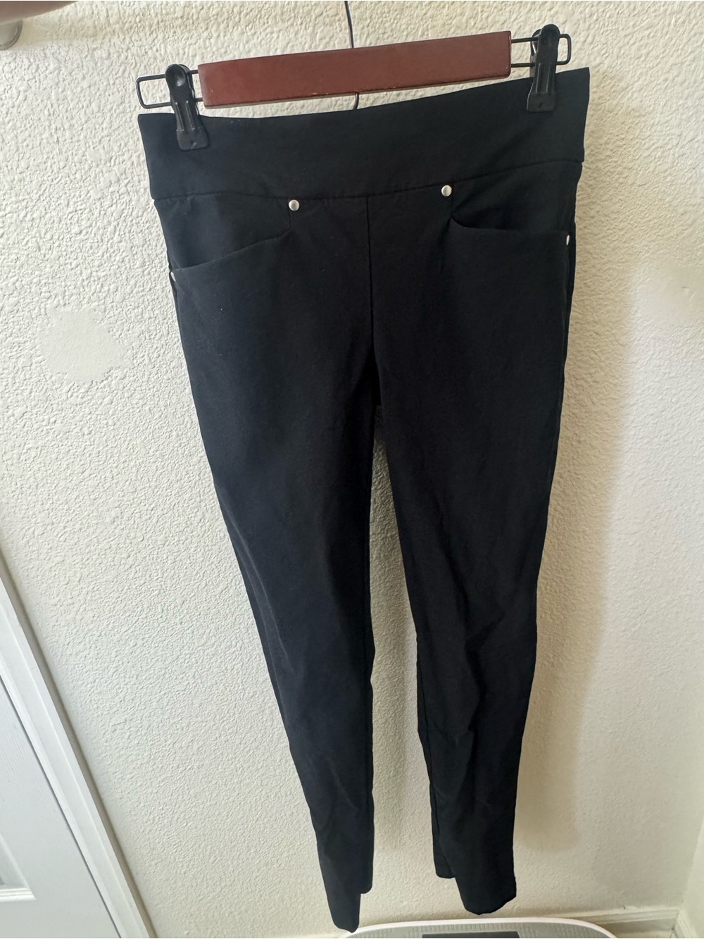 PGA Tour Black Activewear Top with Logo Patch